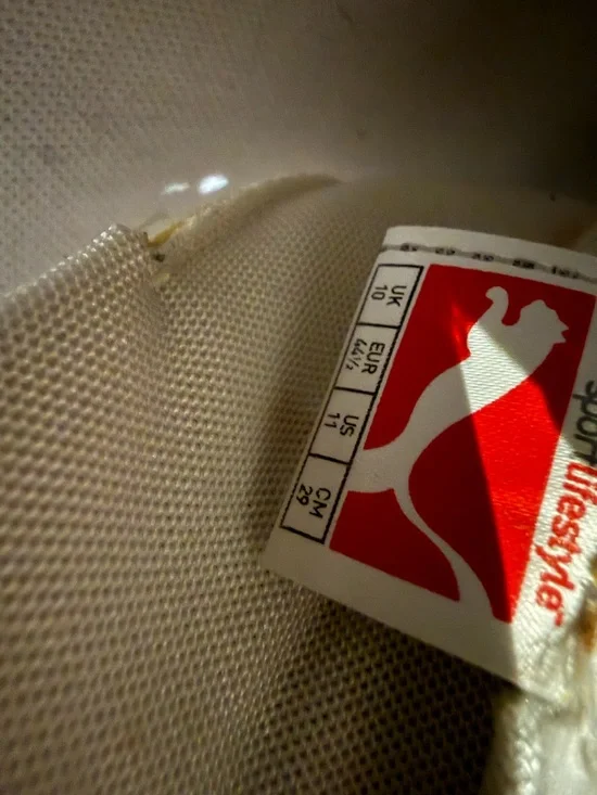 Puma x Scuderia Ferrari Future Cat Leather Sneakers - White - Size 11 - Picture 8 of 12